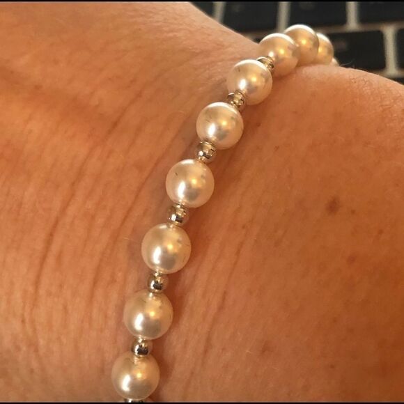 Swarovski authentic CrystalsWhiteRhodium bracelet  - Picture 9 of 10